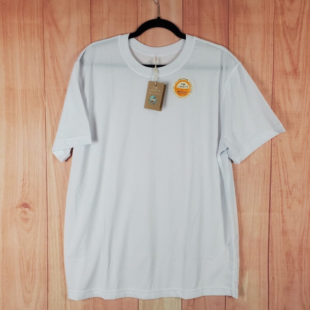 No Limbits Adaptive Sensory Friendly Tee Shirt Womens XL White Everyday Wear - Picture 1 of 9